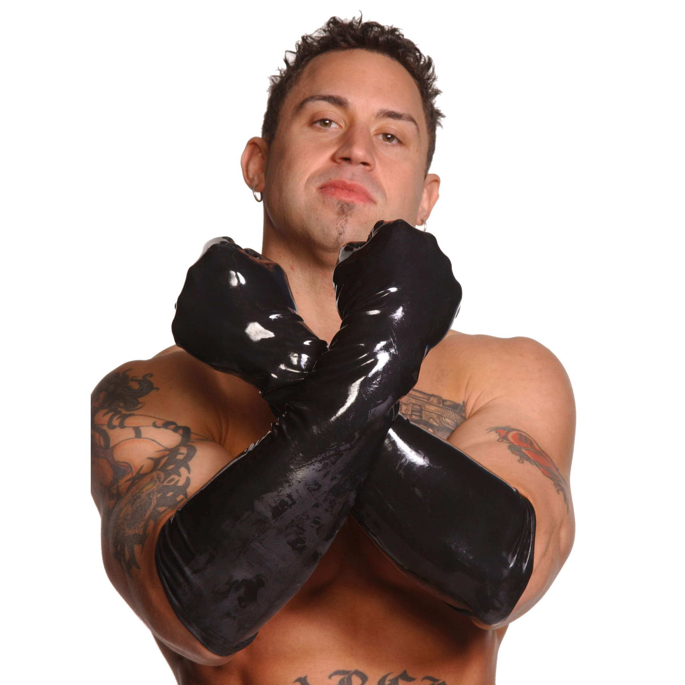 Mens+Large+Elbow-Length+Gloves